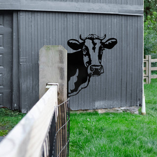 Cow / Outdoor Metal Peekaboo Decor
