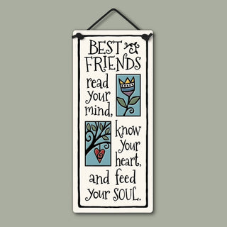 Best Friends / Ceramic Wall Hanging