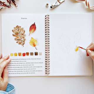 "Autumn" / Beginner Watercolor Workbook