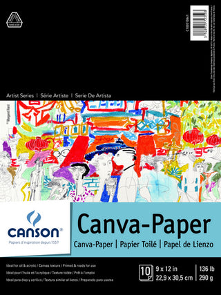 9X12" /  Canva-Paper Artist Series Pad / Canson