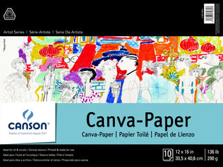 12x16" /  Canva-Paper Artist Series Pad / Canson