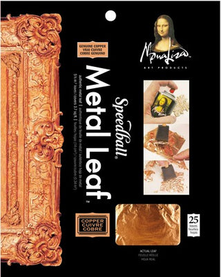 25pk / Genuine Copper Leaf Sheets / Mona Lisa