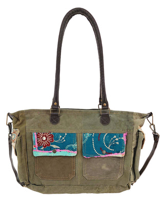 Recycled Military Tent Shoulder Bag