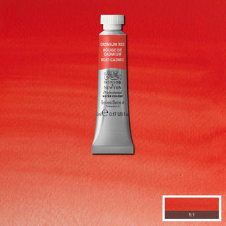 Cadmium Red / Watercolour 5mL / Winsor & Newton