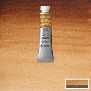 Burnt Umber / Watercolour 5mL / Winsor & Newton