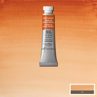 Burnt Sienna / Watercolour 5mL / Winsor & Newton