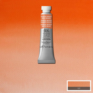 Winsor Orange Red Shade / Watercolour 5mL / Winsor & Newton