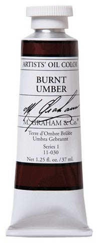 Burnt Umber 37ml / Oils / M. Graham