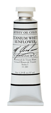 Titanium White Sunflower / 37ml / Oils / M. Graham