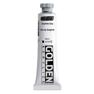 Graphite Gray 2oz / Heavy Body Acrylics / Golden Paints