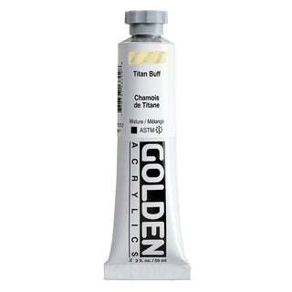 Titan Buff 2oz / Heavy Body Acrylics / Golden Paints