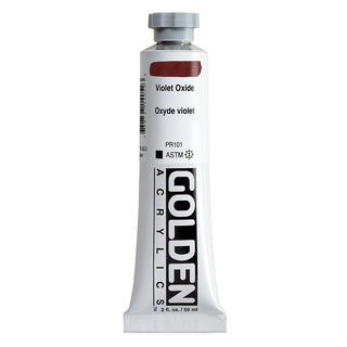 Violet Oxide 2oz / Heavy Body Acrylics / Golden Paints