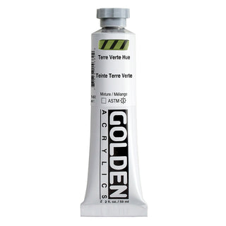 Terre Verte Hue 2oz / Heavy Body Acrylics / Golden Paints