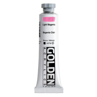 Light Magenta 2oz/ Heavy Body Acrylics / Golden Paints