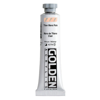 Titan Mars Pale 2oz / Heavy Body Acrylics / Golden Paints