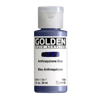 Anthraquinone Blue 1oz/ Fluid Acrylics / Golden Paints