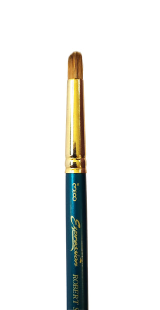 3/8" / Deerfoot Stippler / Synthetic Expression Brushes / Robert Simmons