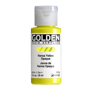 Hansa Yellow Opaque / Fluid Acrylics / Golden Paints