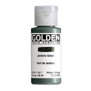 Jenkins Green / Fluid Acrylics / Golden Paints