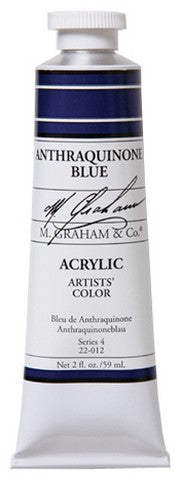 Anthraquinone Blue 59mL / Acrylics / M. Graham