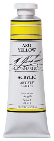 Azo Yellow / 59mL / Acrylics / M. Graham