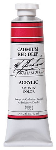 Cadmium Red Deep / 59mL / Acrylics / M. Graham