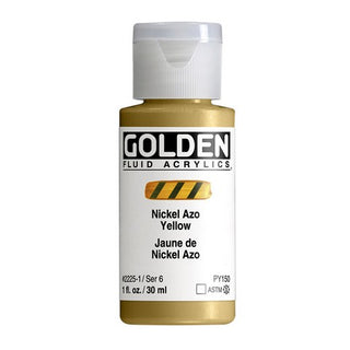 Nickel Azo Yellow / Fluid Acrylics / Golden Paints