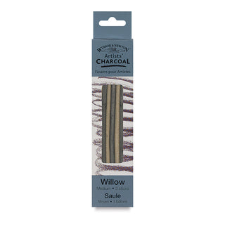 3 Sticks / Medium / Willow Charcoal Sticks / Winsor & Newton