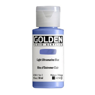 Light Ultramarine Blue / 1oz / Fluid Acrylics / Golden Paints