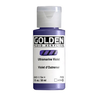 Ultramarine Violet / 1oz / Fluid Acrylics / Golden Paints