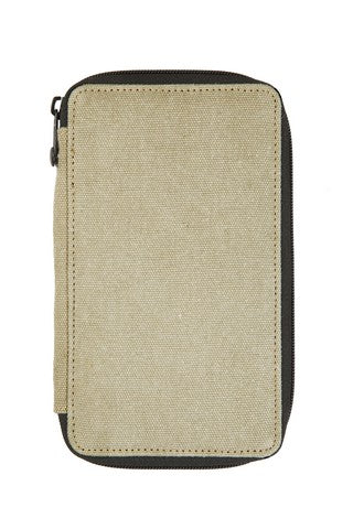 Fits 24 / Sage Canvas Panel Style Pencil Case