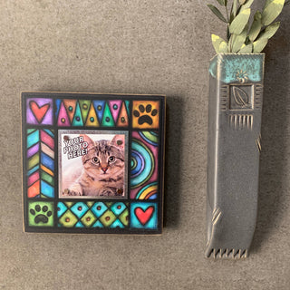 SAF14 - Paw and Heart Picture Frame