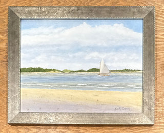 "Low Tide Sail" by Ann A. Carley / Landscape/Seascape 2026 Juried Exhibit