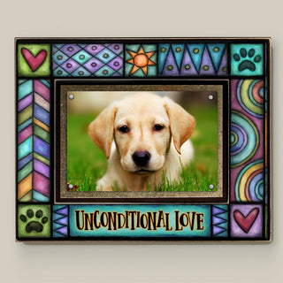 "Unconditional Love" (Rectangle) / Easy Swap Photo Picture Frame / Michael Macone