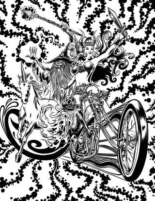 Mind Melter: A Coloring Book for the Twisted and Unhinged