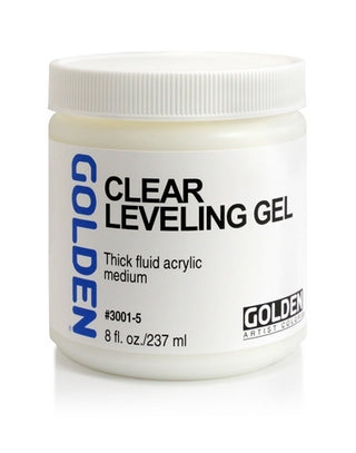 8oz / Clear Self Leveling Gel / Golden