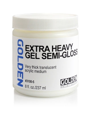 8oz / Semi-Gloss Extra Heavy Gel / Golden