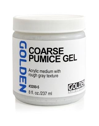 8oz / Coarse Pumice Gel / Golden