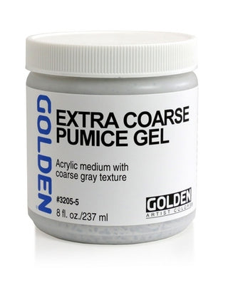 8oz / Extra Coarse Pumice Gel / Golden