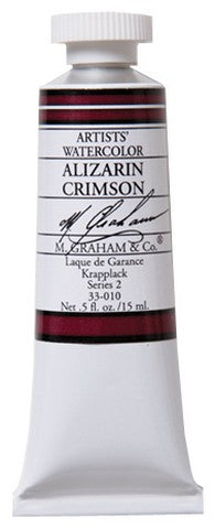 Alizarin Crimson 15ml / Watercolor / M. Graham