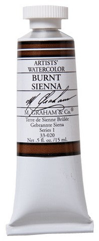 Burnt Sienna 15ml / Watercolor / M. Graham