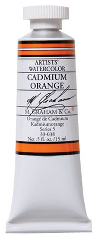 Cadmium Orange  15ml/ Watercolor / M. Graham