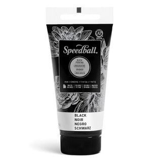 Black / 37mL / Water Soluble Block Printing Ink / Speedball