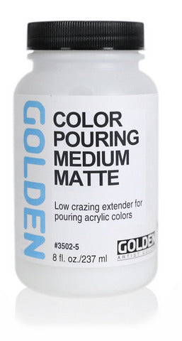 8oz / Matte Color Pouring Medium / Golden