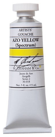 Azo Yellow 15ml/ Gouache / M. Graham