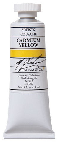 Cadmium Yellow 15ml / Gouache / M. Graham