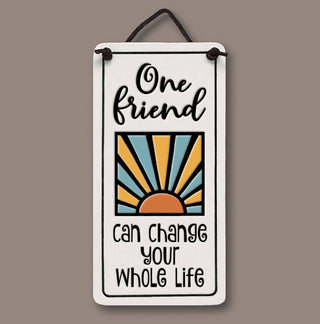 One Friend / Ceramic Wall Hanging