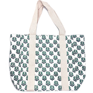 Block-Printed Canvas Bags - Multiple Styles