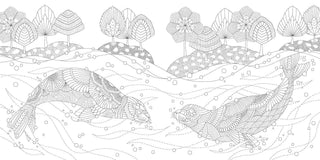 "Island Escape" / Coloring Book by Millie Marotta