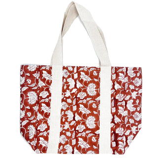 Block Printed Canvas Tote Bag / Anju